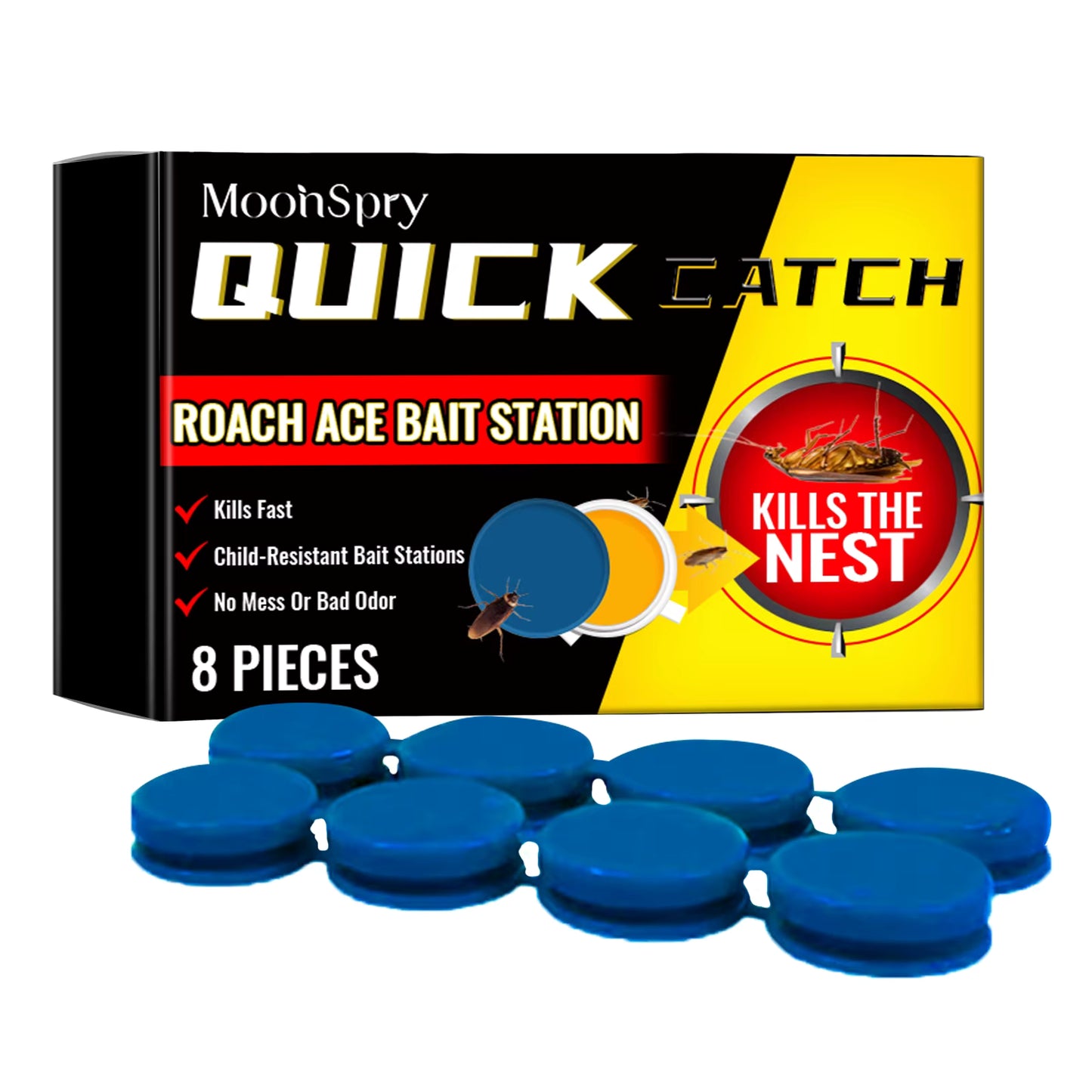 وداعا لصراصير مع Quick catch gel